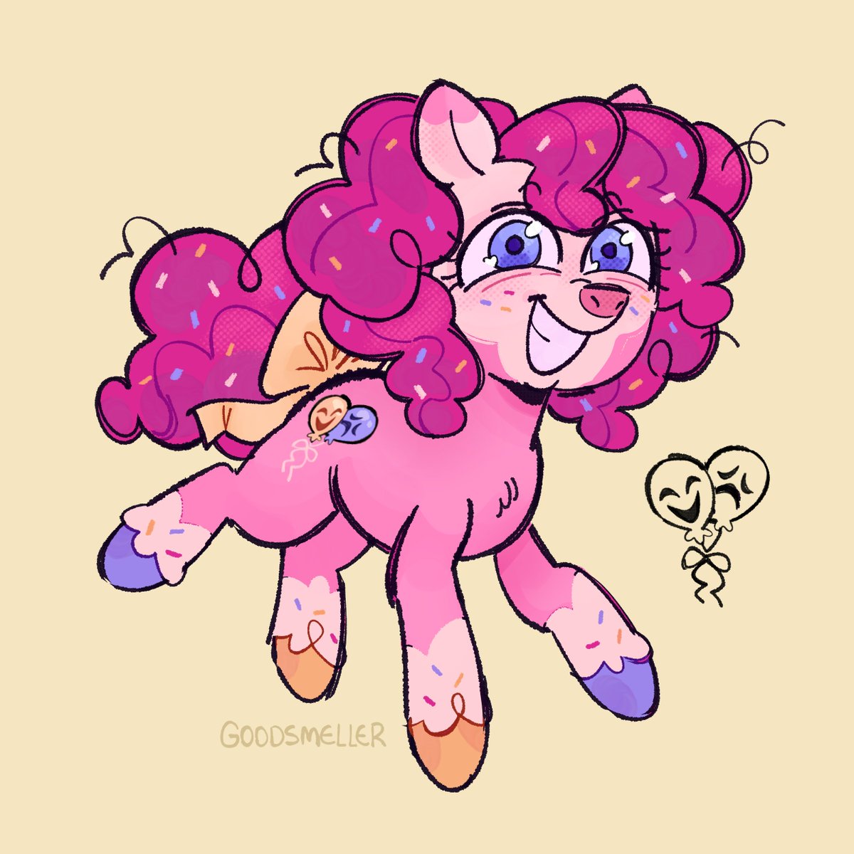 superduper pink party pony 🎂🎉 #mlpart