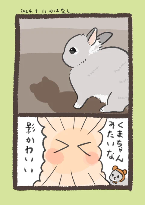 🐻

#うさぎのいる生活 