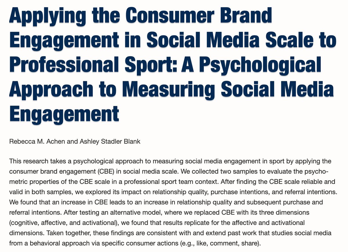 Sport Marketing Quarterly (SMQ) tweet media