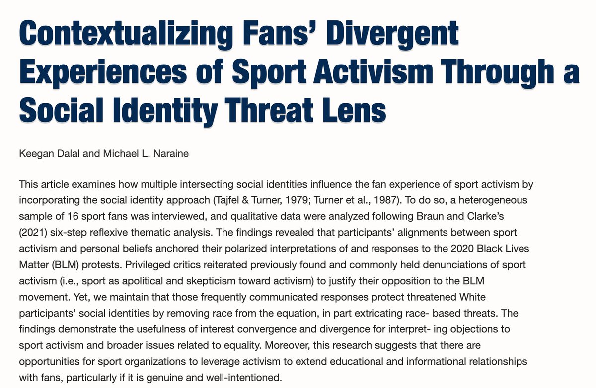 Sport Marketing Quarterly (SMQ) tweet media