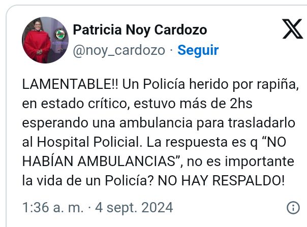 olgasuarez2's tweet image. Mientras un Policía herido espera #2Horas por una Ambulancia en Montevideo !!El mitómano sigue engañando a sus votantes !!!🤡