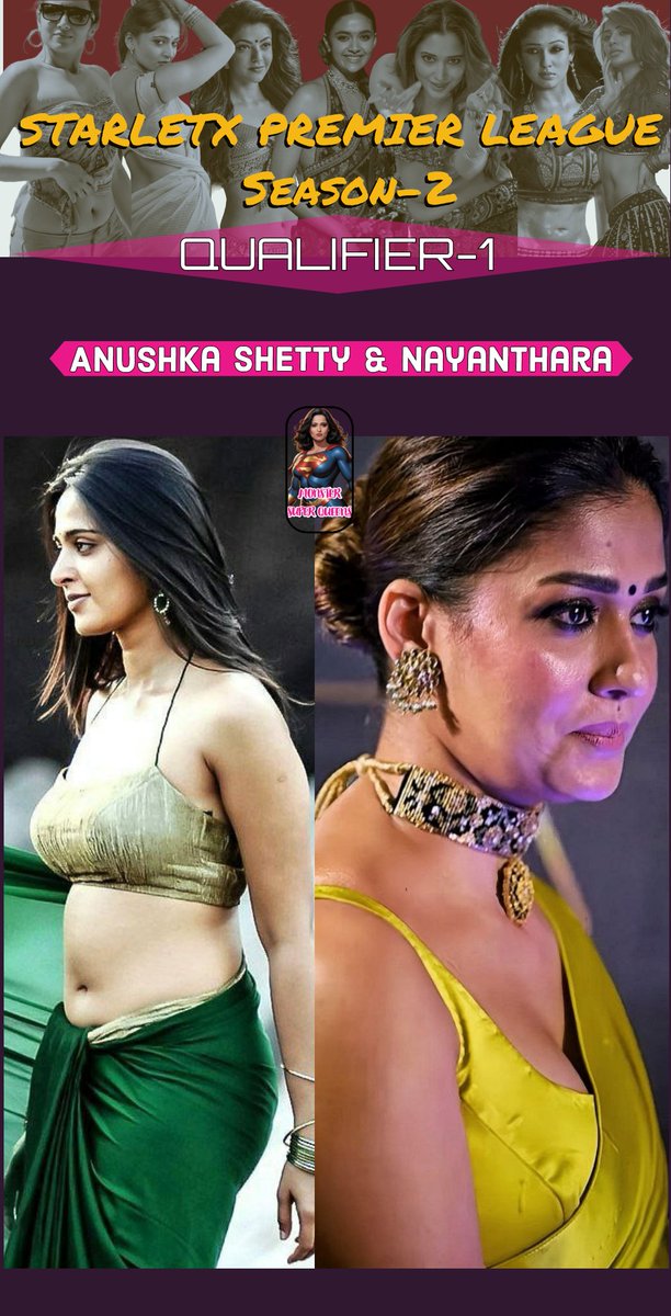 StarletX_'s tweet photo. #StarletXPremierLeague -Season2

QUALIFIER 1:

 #ExoticSuperQueens vs #MonsterSuperQueens

#KajalAggarwal &amp; #ShraddhaKapoor
 vs
 #AnushkaShetty &amp; #Nayanthara

@menonaswanth
@MrMonsterr777

Vote here in the below poll 👇 https://t.co/I2VWH0Gdlr