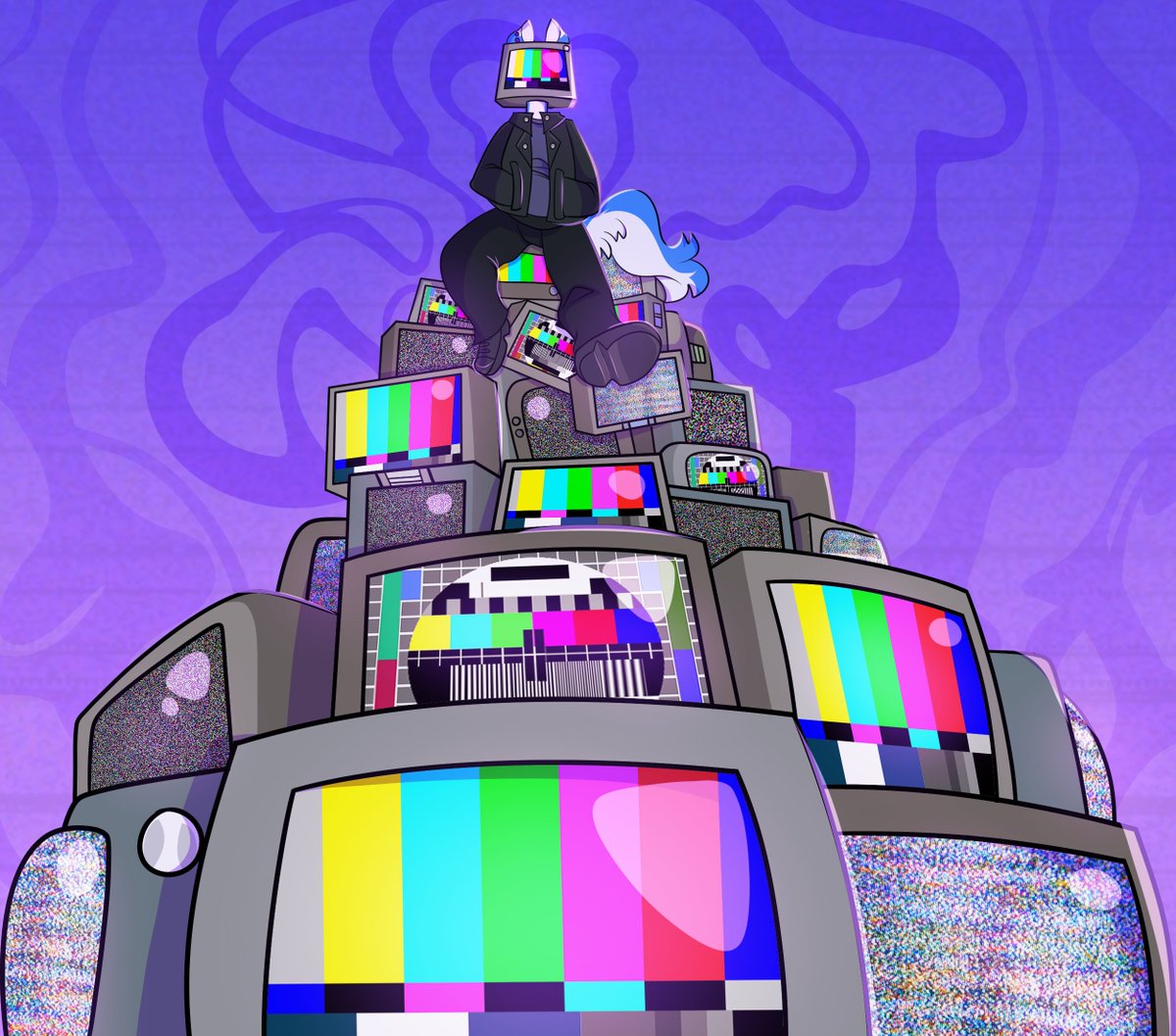 📺📡N O   S I G N A L 📡📺

Absolute vibe piece done by the lovely <a href="/naughtyswirls/">charlie!!🍥 (COMMS OPEN!)</a>