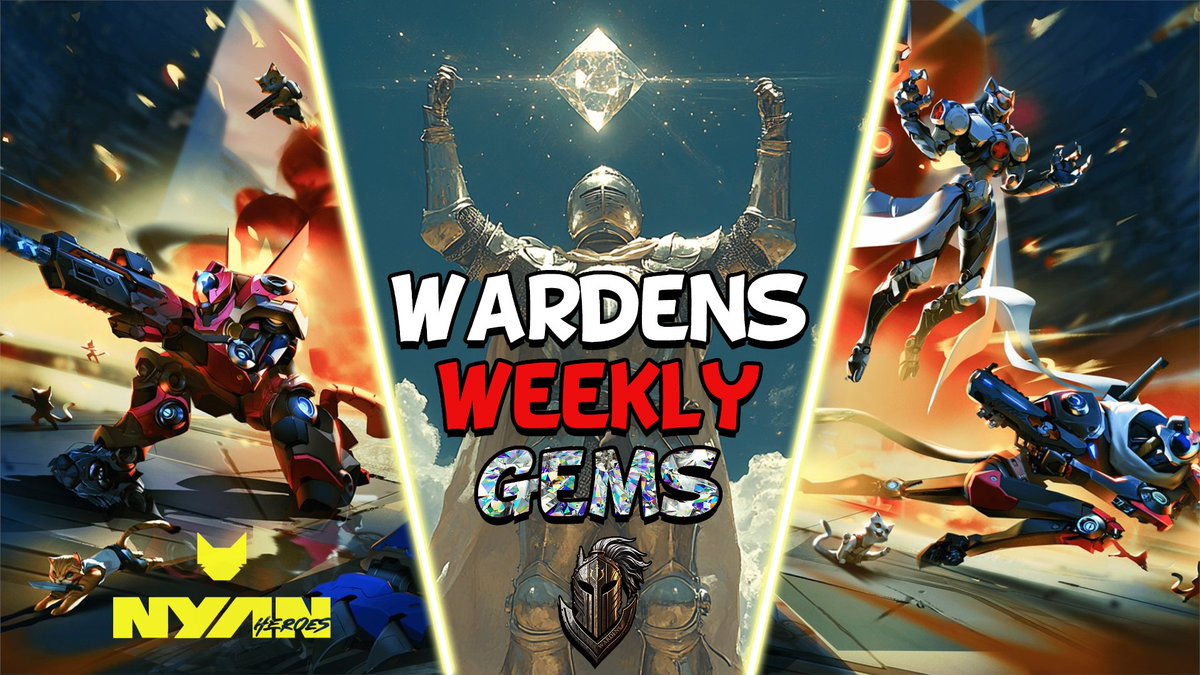 TheWardensGC's tweet photo. Wardens Weekly Gems #4: @nyanheroes

🎮Quick Take: A fast-paced 6vs6 hero-shooter with cats, guns, and giant mechs!

📜Summary: Choose your Guardian and enter the Battledome in a 6vs6 team-based shooter with Stronghold and Payload game modes. Play as a tank with a sniper, or even a healer with a shotgun - anything goes as you battle it out for the objective!

🚧Status: Open Playtest #3
🛠️Team: 9 Lives Interactive
💰Backers: @MechanismCap @Delphi_Ventures 

💎Gem Rating: 8/10 - Action packed gameplay loop, unique hero abilities✅Poor matchmaking, character balancing issues❌

Season 3 of their P2A is currently live!🪂 
Join our Discord to win Airdrop codes⬇️