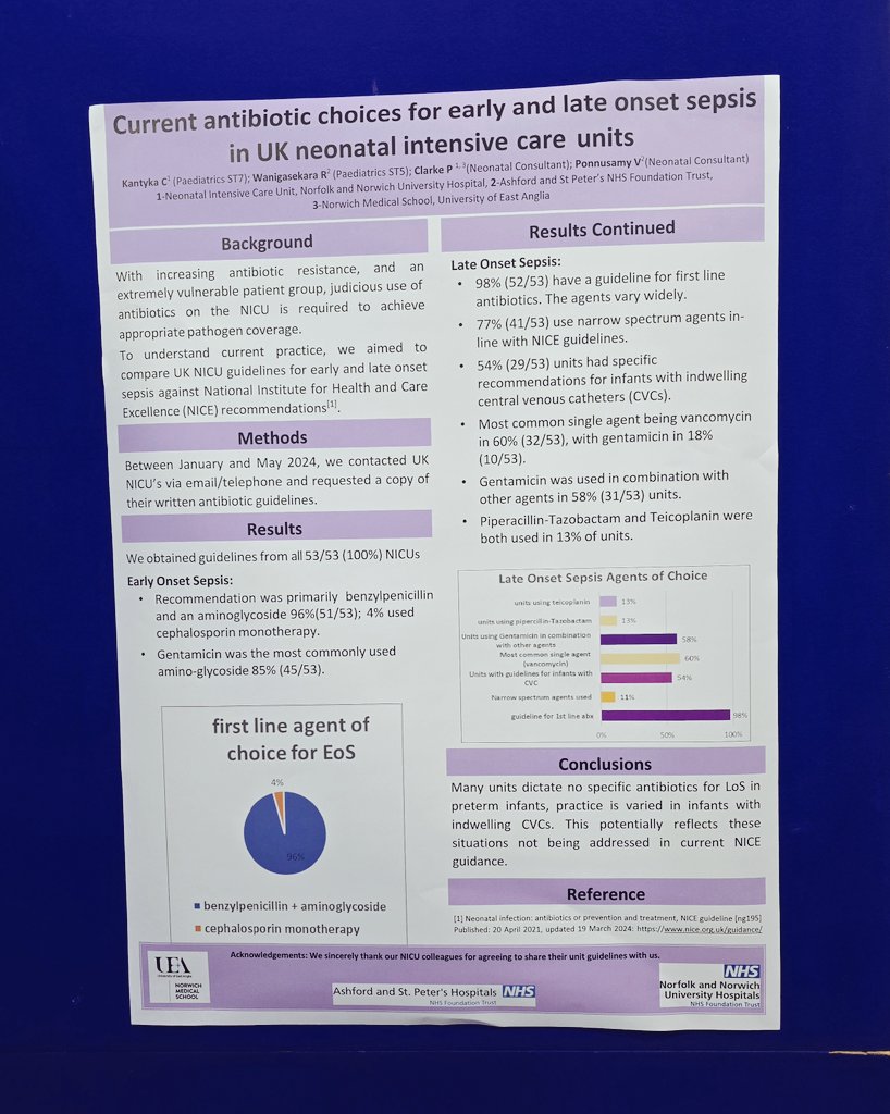 Rishini Wanigasekara (@rishiniwanigas1) on Twitter photo Review of current antibiotic choices for early & late onset sepsis in UK NICUs.
Current antifungal prophylaxis policies and practices in UK NICUs.
<a href="/drpaulclarke/">Paul Clarke</a> <a href="/DocNila/">Vennila Ponnusamy</a> <a href="/BAPM_Official/">BAPM</a> <a href="/NNUH/">Norfolk and Norwich University Hospitals</a> <a href="/StNicu/">StPetersNICU</a> Review of current antibiotic choices for early & late onset sepsis in UK NICUs.
Current antifungal prophylaxis policies and practices in UK NICUs.
<a href="/drpaulclarke/">Paul Clarke</a> <a href="/DocNila/">Vennila Ponnusamy</a> <a href="/BAPM_Official/">BAPM</a> <a href="/NNUH/">Norfolk and Norwich University Hospitals</a> <a href="/StNicu/">StPetersNICU</a>