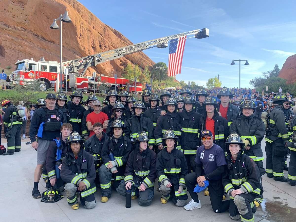 Today our Fire Science students are participating in the Annual 9-11 Stair Climb at Red Rocks. Never Forget!