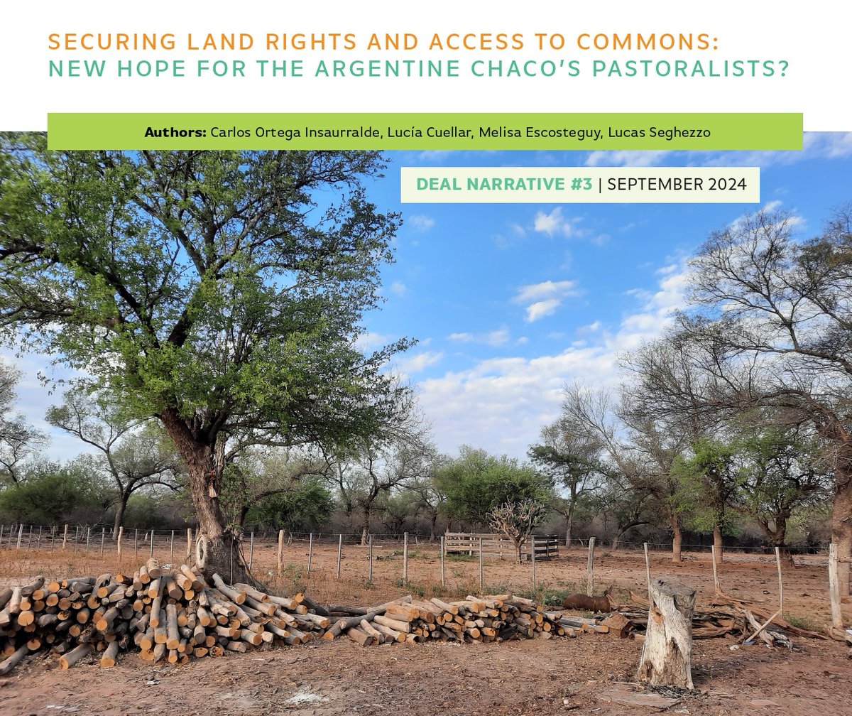 The flip side to expanding soy production &amp; a growing land market in the #Argentine #Chaco is increasingly limited access to commons for local communities. Can a sustainable and equitable development model mitigate the effects of #agribusiness? Find out 👉 bit.ly/3Xk9Waq