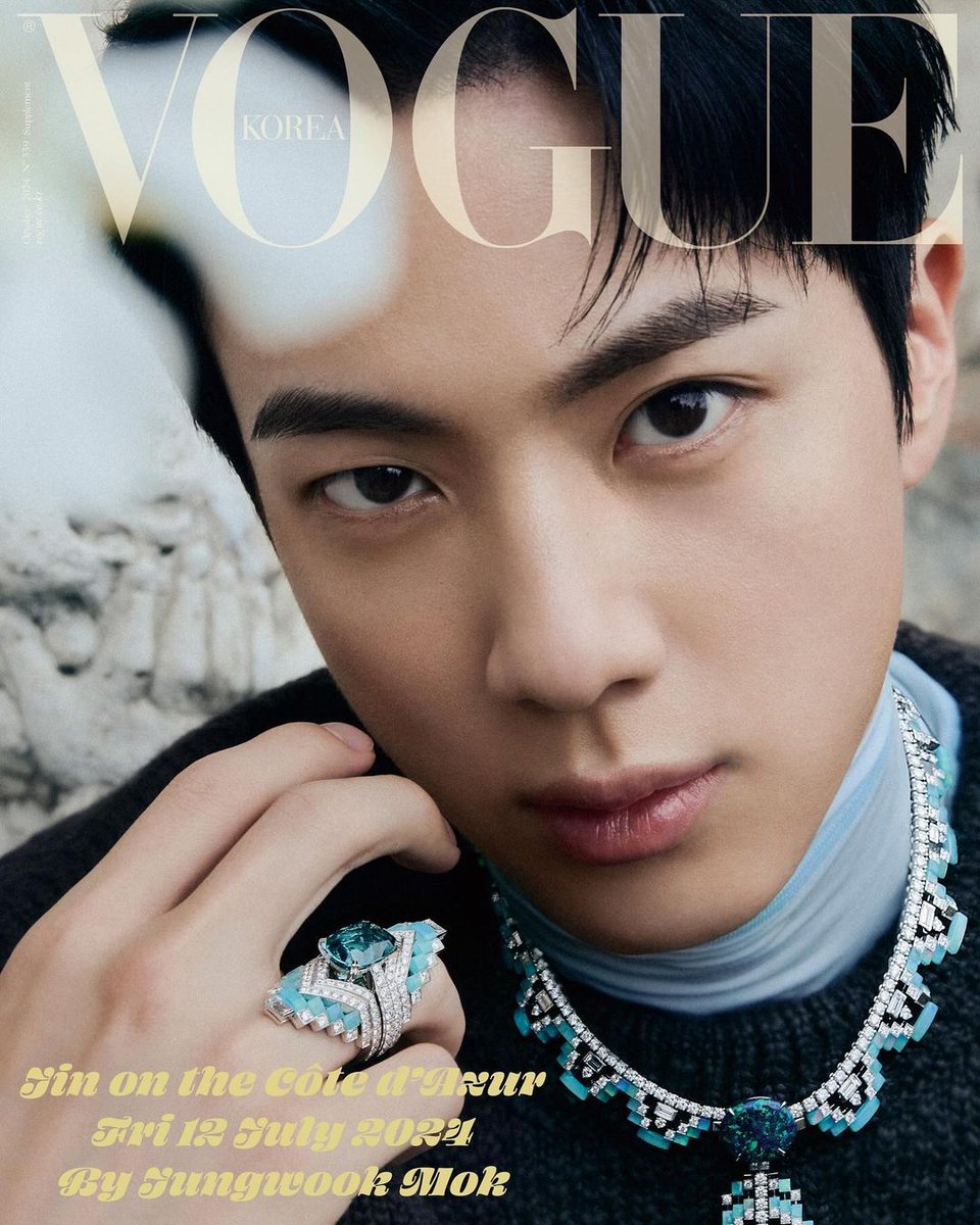 #JIN LOOKING LIKE A ROYAL PRINCE IN VOGUE COVER !!