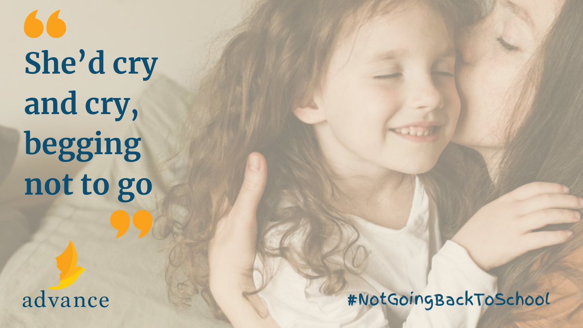 AdvanceCharity's tweet photo. Things have been difficult for single mum-of-three Lindsay* for some time.
Her five-year-old daughter was being #bullied and was scared of school. She would cling to her mum, crying non-stop at drop-off time.
#NotGoingBackToSchool https://t.co/fGXWOqzFWy