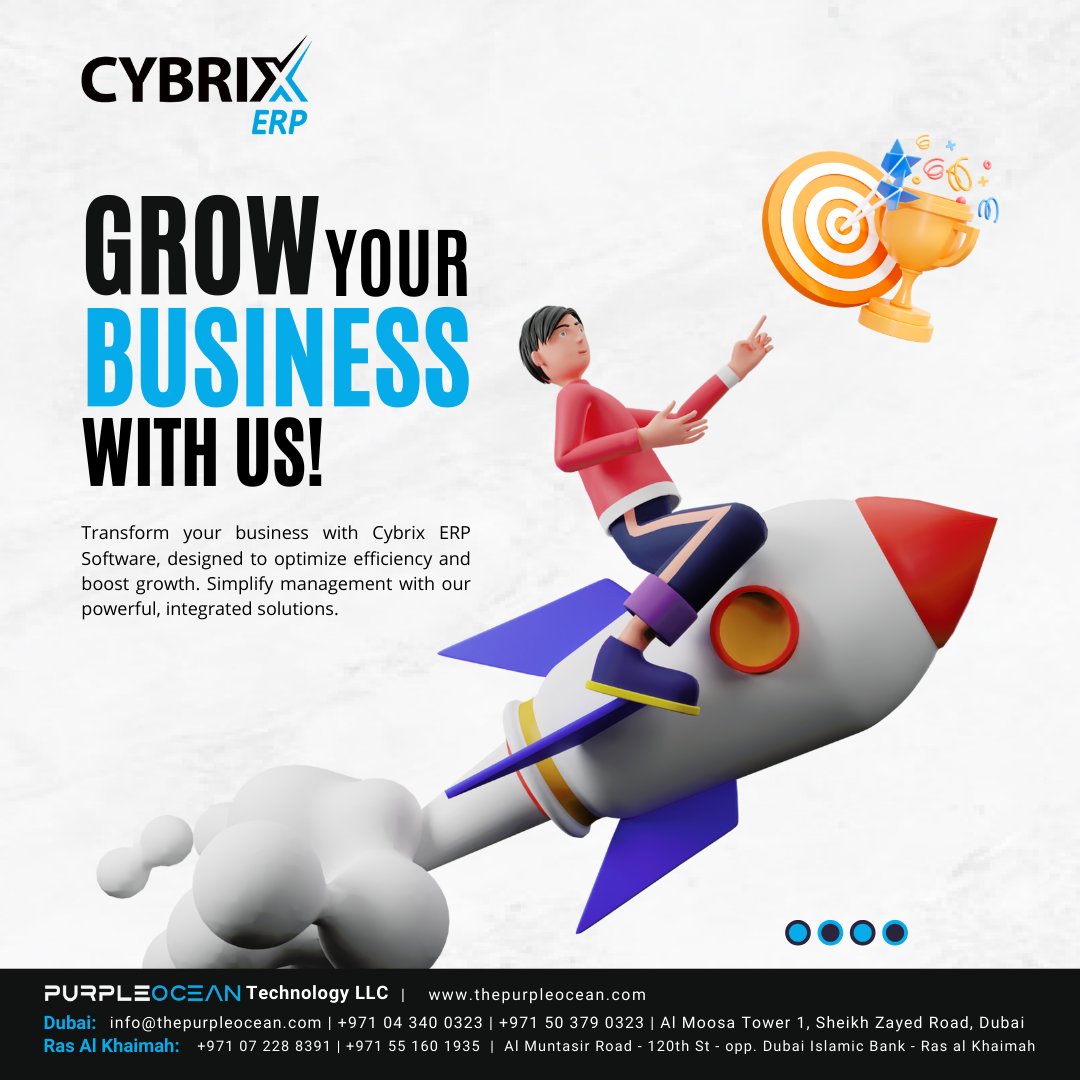 cybrixerp's tweet photo. Grow your business with Cybrix ERP Software – transform operations, optimize efficiency, and boost growth.
#purpleoceantechnology #cybrix #cybrixpos #cybrixerp #ERP #ERPSoftware #ERPSolution #software #business #POS #pointofsale #accounting #dubai #uae #abudhabi https://t.co/98KmdwfMmc