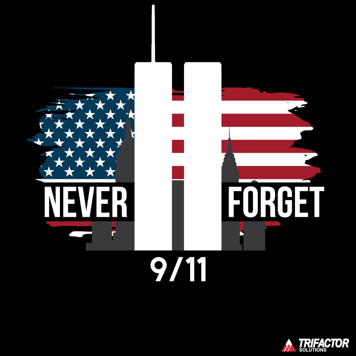 TriFactorLLC's tweet photo. On this day, we honor the courage of the first responders, the strength of the survivors, and the memory of those we lost. Together, we stand united in remembrance.

#NeverForget #September11 https://t.co/Dn1DfKRqQc