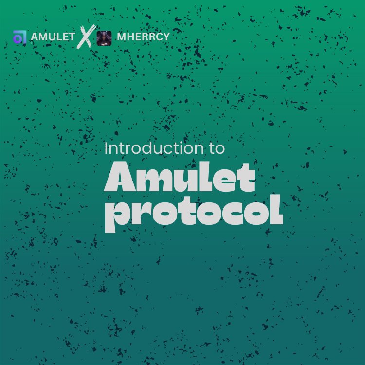 Mherrcy_d_faery's tweet photo. ๐ INTRODUCTION TO @AmuletProtocol
#AmuletProtocol is the premier unified DeFi hub built on the @Solana ecosystem, offering users the most efficient DeFi experience.
It meets the diverse needs of users by providing a one-stop solution for all their DeFi activities. https://t.co/hqFYVUQbHq