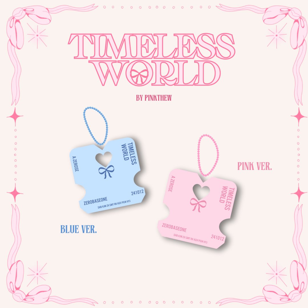 aluvlies8's tweet photo. “=⌕ 𝒯imeless 𝒲orld 𝒞harm

fan support by @pinkthew
time &amp; loc : tba

rules :
• rt, like &amp; follow
• 1:1 ratio
• limited quantity
• open for trades &amp; donations ( dm me )

#ForZEROSE #ZB1INMANILA #2024_ZEROBASEONE_THEFIRSTTOUR_TIMELESSWORLD_IN_MANILA https://t.co/8jnMVoVLKQ