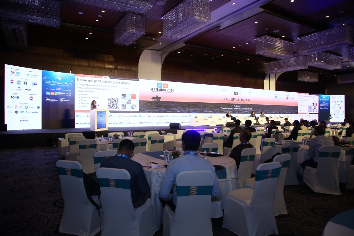 oilspillindia's tweet photo. We are delighted to share a glimpse of the Technical Session I at Oil Spill India 2024!
📌11th of SEPTEMBER 2024, JW MARRIOTT, AEROCITY, NEW DELHI
#OilSpillIndia #osi #OSI2024 #ENCIS #ITENMedia https://t.co/t5x75uWvVN
