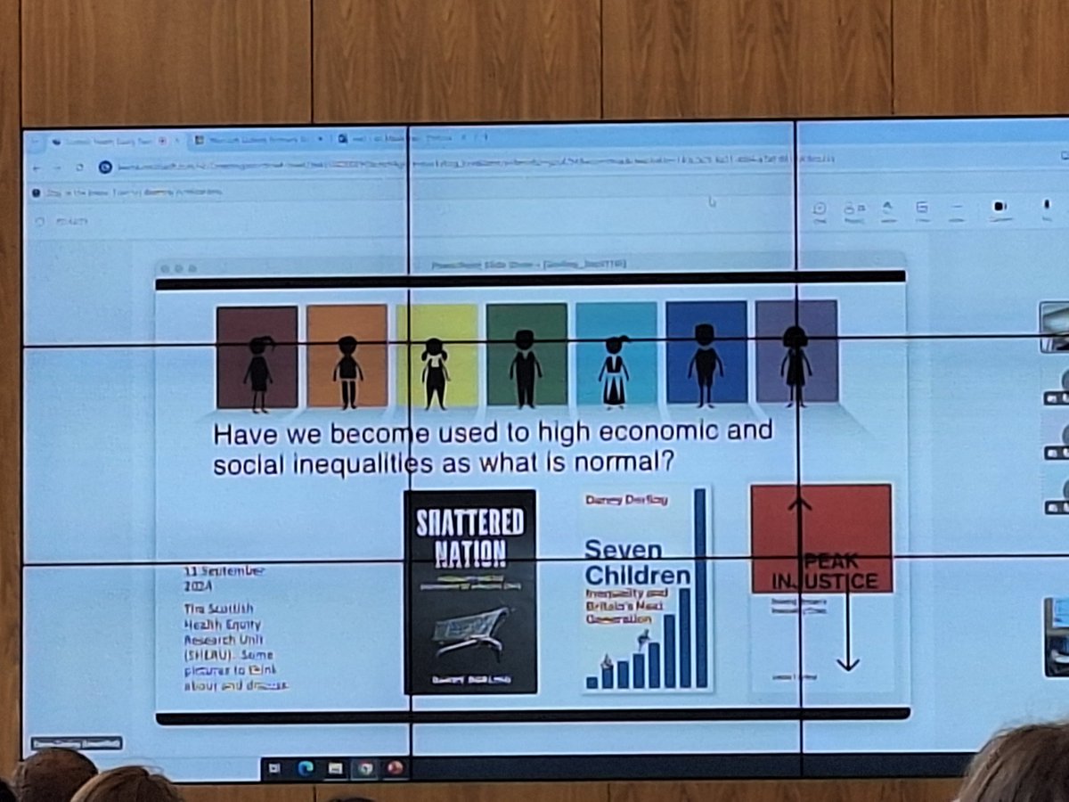Neil Quinn (@neil_quinny) on Twitter photo <a href="/dannydorling/">Danny Dorling News</a> providing a powerful analysis of income inequalities and low spend on public services in the UK over time at launch of <a href="/ScotHealthEq/">Scottish Health Equity Research Unit</a>
@ProfKatSmith <a href="/StrathSWSPKE/">Strathclyde Social Work Social Policy KE</a> <a href="/dannydorling/">Danny Dorling News</a> providing a powerful analysis of income inequalities and low spend on public services in the UK over time at launch of <a href="/ScotHealthEq/">Scottish Health Equity Research Unit</a>
@ProfKatSmith <a href="/StrathSWSPKE/">Strathclyde Social Work Social Policy KE</a>