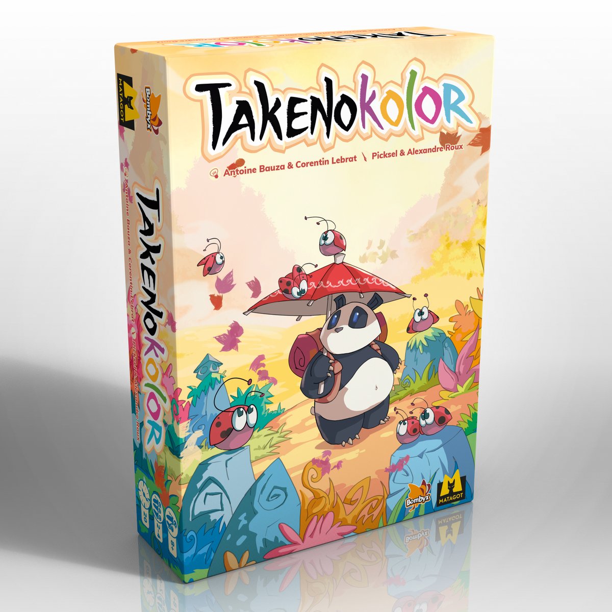 Bombyx (@studiobombyx) on Twitter photo Takenokolor arrive vendredi en boutique !!!
<a href="/Toinito/">Antoine Bauza</a> <a href="/Akashinai/">Corentin Lebrat</a> <a href="/EditionsMatagot/">Matagot</a>
#Takenokolor_Bombyx Takenokolor arrive vendredi en boutique !!!
<a href="/Toinito/">Antoine Bauza</a> <a href="/Akashinai/">Corentin Lebrat</a> <a href="/EditionsMatagot/">Matagot</a>
#Takenokolor_Bombyx