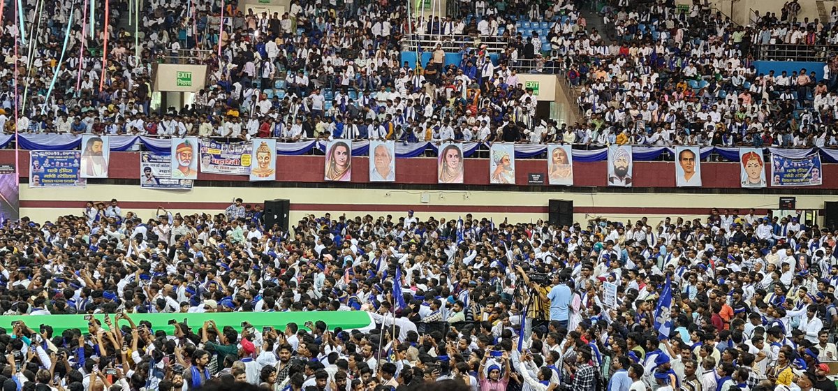 NationalJanmat's tweet image. नई दिल्ली में सांसद @BhimArmyChief चन्द्रशेखर आजाद की महारैली में उमड़ा जनसैलाब।।