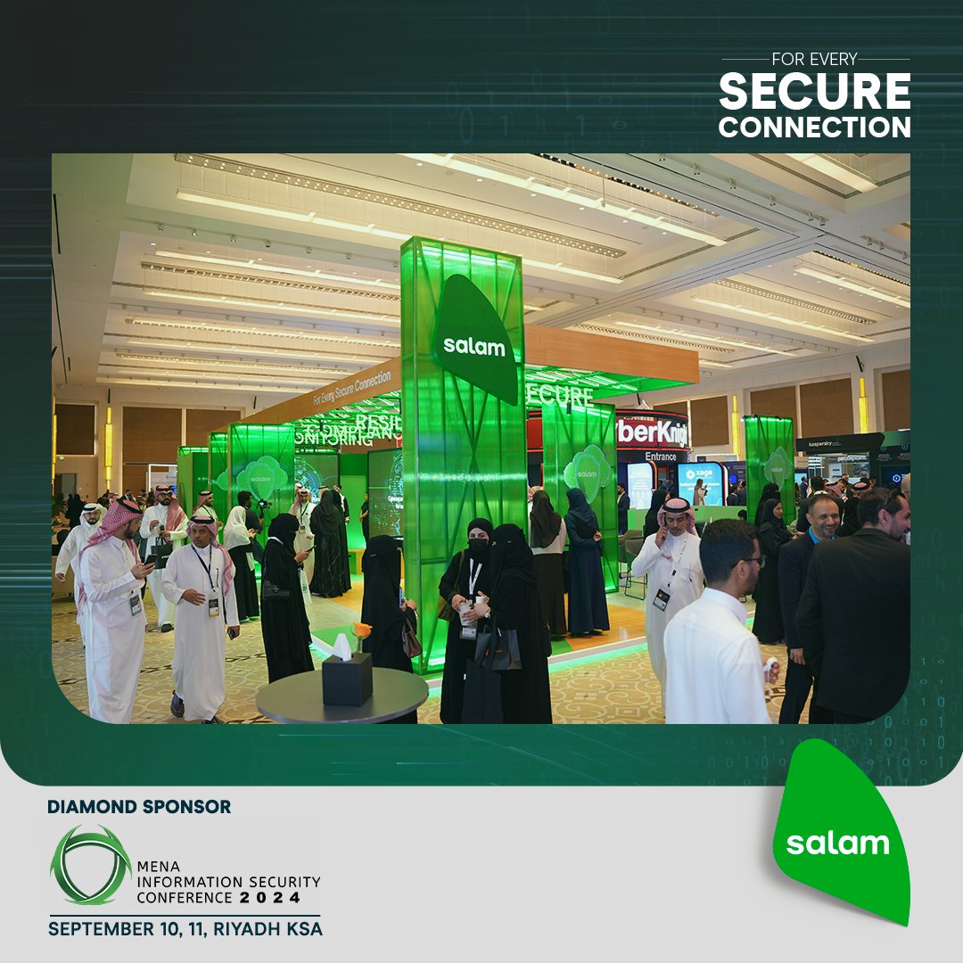 SalamBusiness's tweet image. Day 2 of #MENAISC2024 brings more breakthroughs in cybersecurity! 
We’re excited to witness the future of digital defense.  
#SalamBusiness