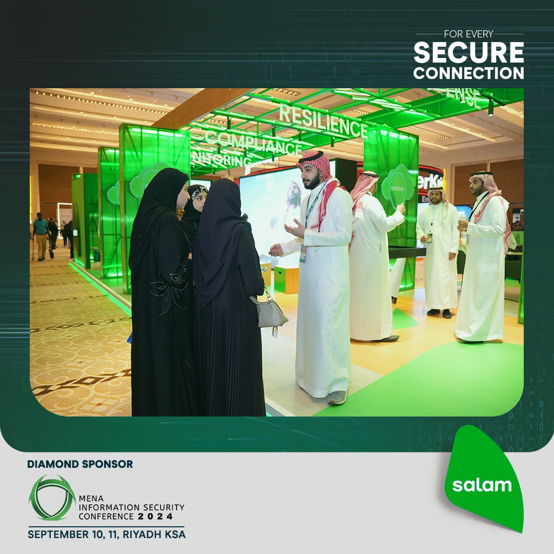 SalamBusiness's tweet image. Day 2 of #MENAISC2024 brings more breakthroughs in cybersecurity! 
We’re excited to witness the future of digital defense.  
#SalamBusiness