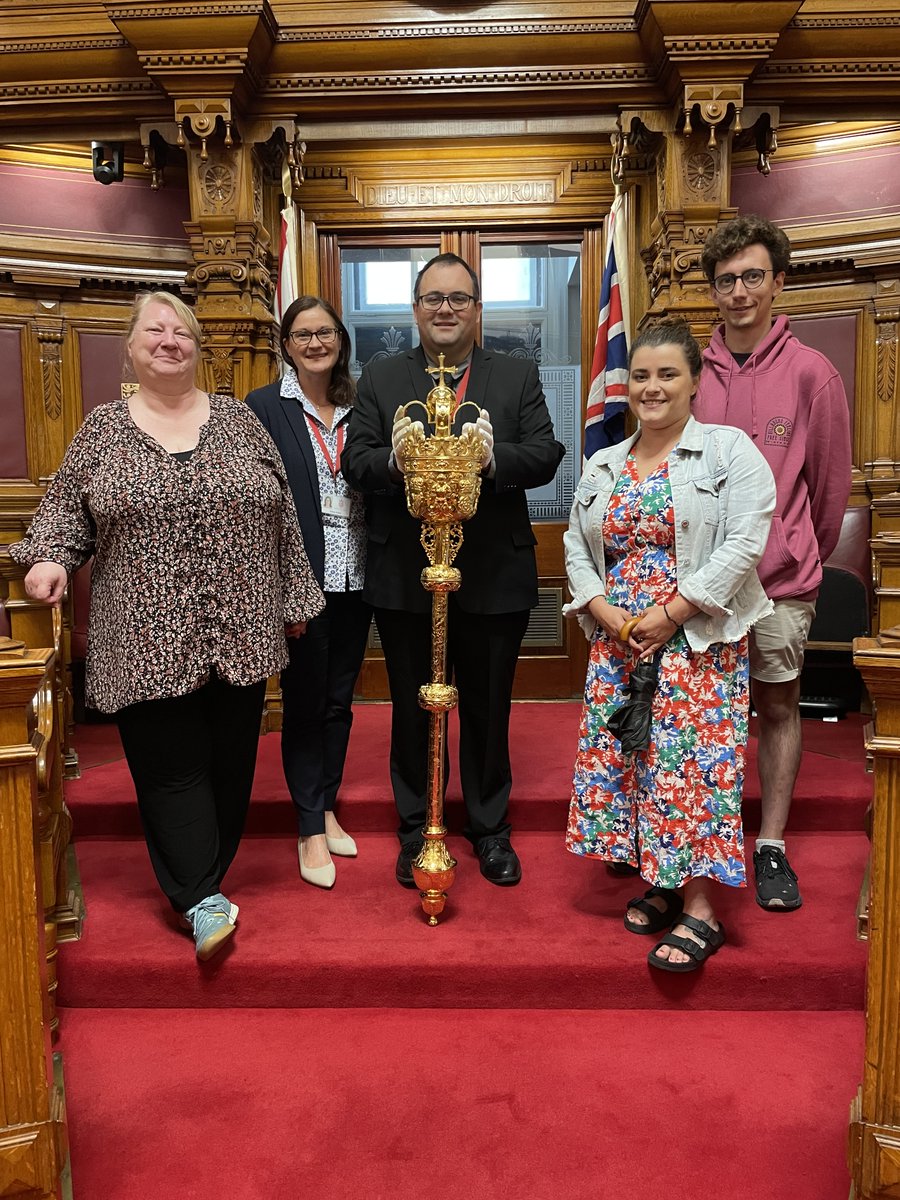 Team members from <a href="/cares_jersey/">Jersey Cares</a> recently visited the States Chamber on a Corporate and Community Tour 🏛️

They shared how much they enjoyed their experience, saying it was 'really interesting' and praising the States Greffe staff's 'unmatched knowledge.'

Thank you, Jersey Cares,