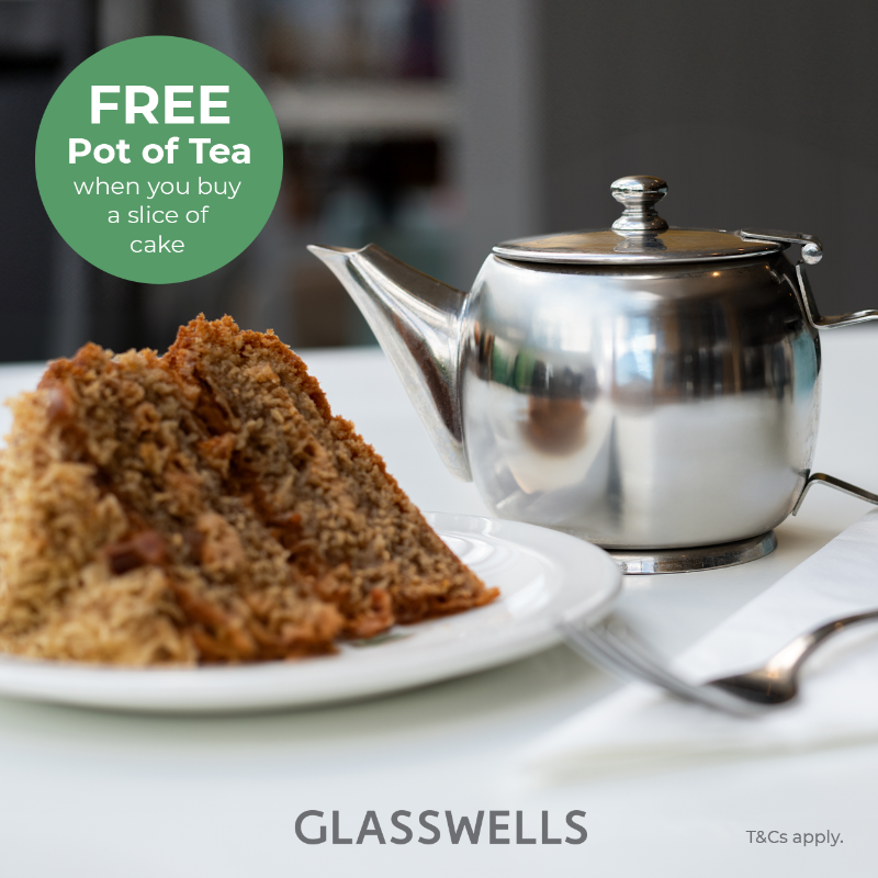 Glasswells's tweet photo. Get a free cup of tea with selected cakes in our restaurant!
Sign up using the link below to receive an email with a voucher for a free cup of tea with a slice of cake:
https://t.co/VFOprgwyPI