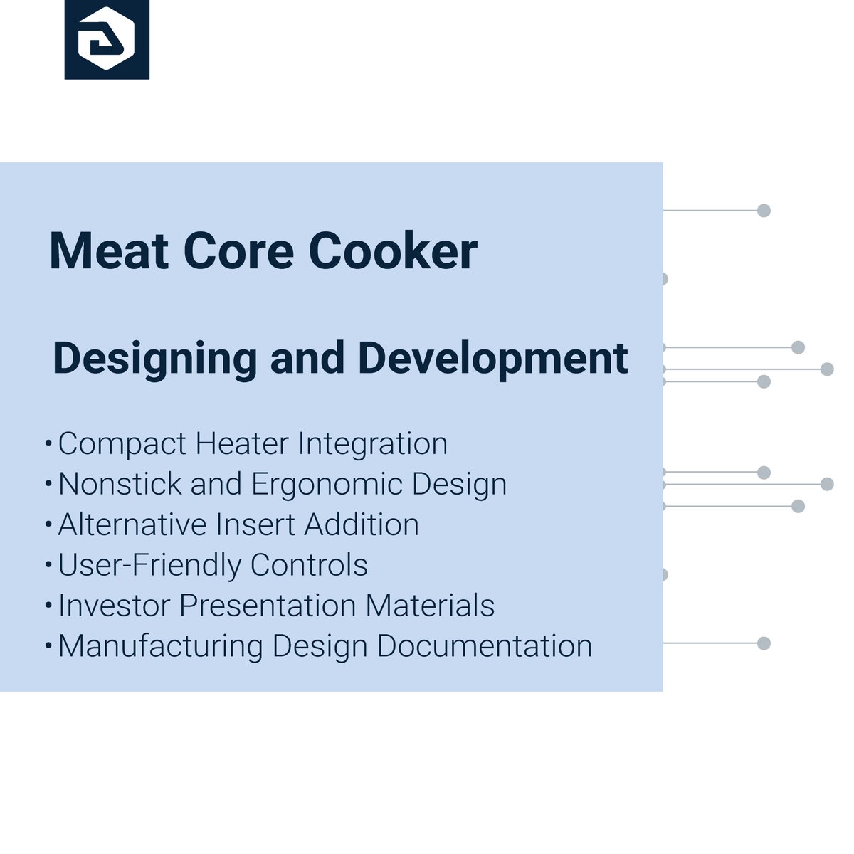 devomech's tweet image. Introducing the Meat Core Cooker - This nonstick insert pierces the meat to cook evenly and with tenderness. Devomech Solutions designed it with compact heater integration, ergonomic design, and user-friendly controls.  #meatcorecooker #innovativecookware #devomechsolutions