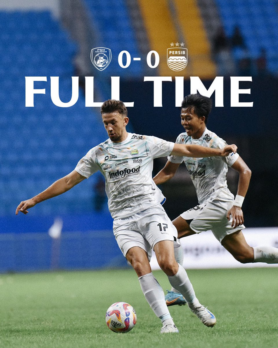 Satu poin dari laga away sore ini.

#PERSIBDAY #WeArePERSIB