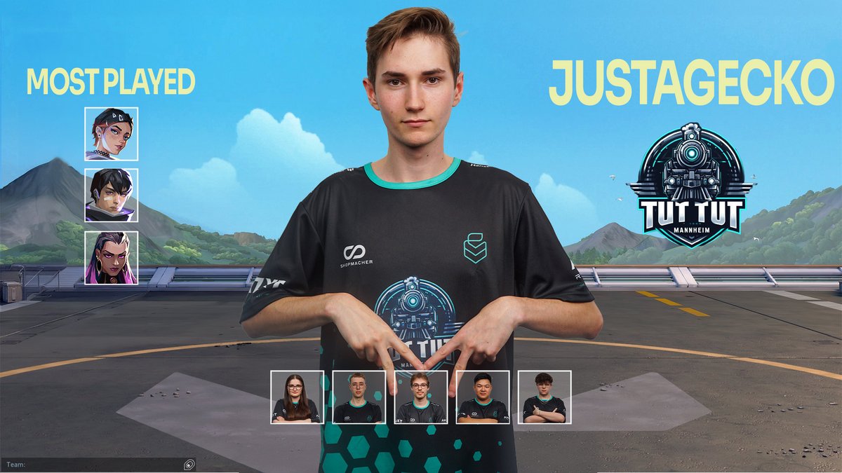 🚨NUR NOCH 3 TAGE🚨⁠
⁠
Vom Aufstieg direkt ins Finale 🏁 Das schaffen nur die wenigsten, aber Tut Tut Mannheim hat alle überrascht und steht verdient im VALORANT Finale 🏆️⁠
⁠
<a href="/Redarrrraaa/">Sara</a> <a href="/PhipsyWasTaken/">Phipsy</a> <a href="/kAMSKIval/">kAMSKI</a> <a href="/ArkangelWu/">YuJin</a> <a href="/ToraaVAL/">Tora</a> <a href="/justaGecko_/">justaGecko</a>