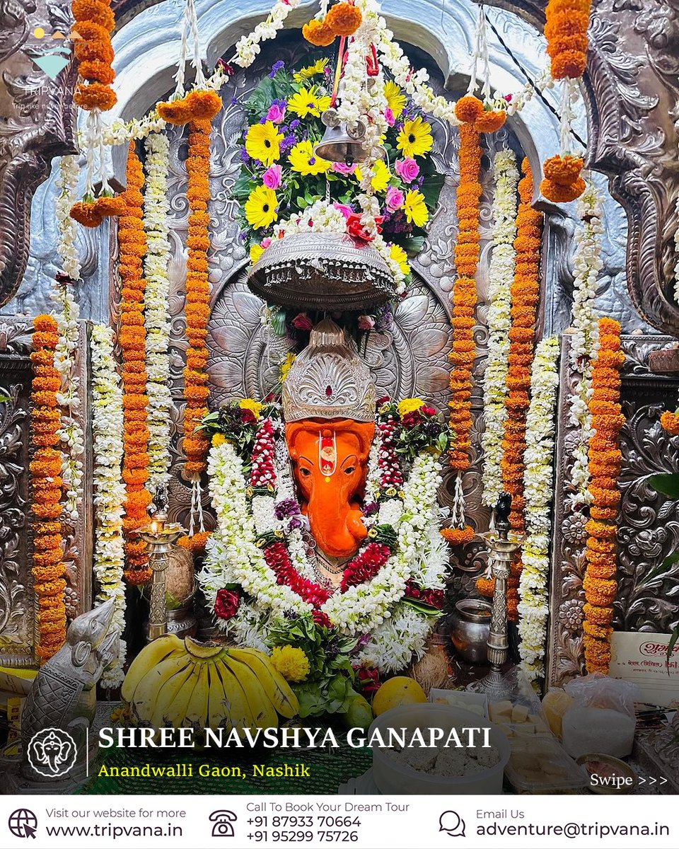 tripvanaadv's tweet photo. Feel the divine energy of Nashik’s Grand Ganpati Darshan!
.
.
#nashik #nashikgram #nashikkar #nashikcity #nashikganpati #ganeshutsav #ganpatibappamorya #ganpatibappa #ganpatibappamorya_official #tripvana #chandichaganpati #navshyaganpati #sakshiganpati #explorenashik https://t.co/7tpw1bFJAf