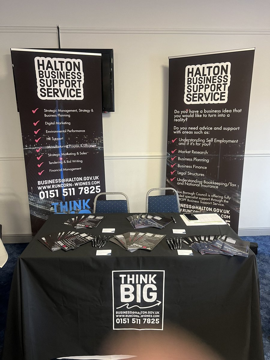 Ready to go <a href="/runcornwidnes/">Halton Council Business Investment & Growth Team</a> #jcpmerseyside Halton Jobs Fair, busy morning