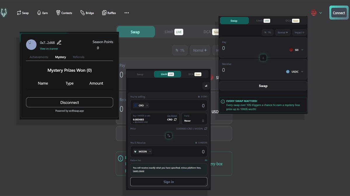 Ben (@blkbensei) on Twitter photo Uniswap is cooked! well, that's a lie, but since I have your attention now, let's talk about <a href="/wolfswapdotapp/">Wolfswap | Swap & Earn</a> brother.
Ever heard of the first gamified aggregator DEX? No? why bro?
Wolfswap is the first gamified aggregator DEX, which uses...๐งต๐ Uniswap is cooked! well, that's a lie, but since I have your attention now, let's talk about <a href="/wolfswapdotapp/">Wolfswap | Swap & Earn</a> brother.
Ever heard of the first gamified aggregator DEX? No? why bro?
Wolfswap is the first gamified aggregator DEX, which uses...๐งต๐