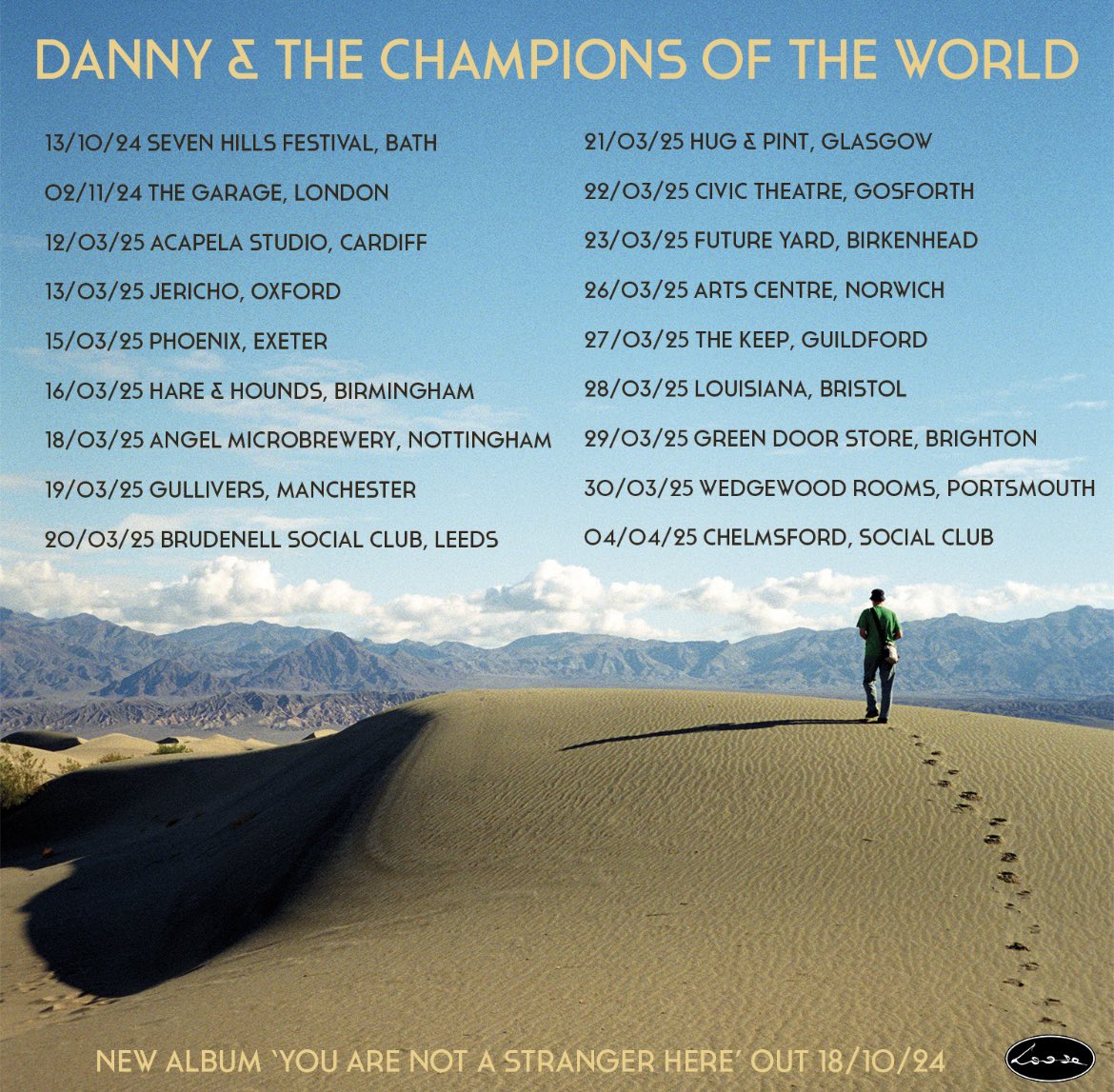 Loose Music (@loosemusic) on Twitter photo Danny & The Champions Of The World announce UK tour for early 2025. Tickets:- dannyandthechamps.com/live
<a href="/Dannythechamp/">Danny the Champ</a> Danny & The Champions Of The World announce UK tour for early 2025. Tickets:- dannyandthechamps.com/live
<a href="/Dannythechamp/">Danny the Champ</a>