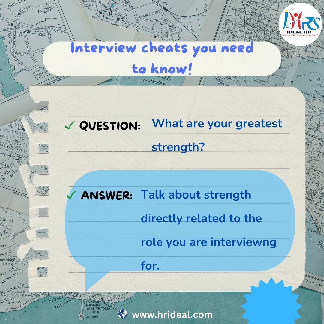 hr_ideal's tweet image. Want to ace your next job interview?🎯

💡Tip: highlight strengths that matter! Be specific, show real examples, align with the company&apos;s values, and stay authentic. 

#InterviewTips #JobHacks #CareerAdvice