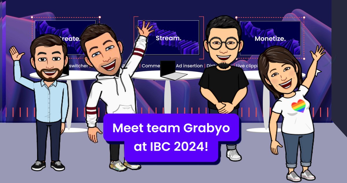 Grabyo's tweet image. 😰 Our slots are almost full for #IBC2024!

🔍 What’s happening at Stand 5.A20? Our live demo zones will take you through all the action, from AI Highlights to Live Captions, the Gateway App, and DVR Playout.

🔗 Book here: eu1.hubs.ly/H0chdrQ0

See you soon! 👋

#IBC2024