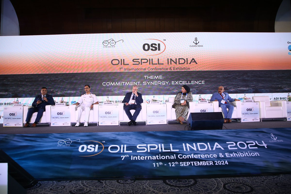 oilspillindia's tweet photo. We are delighted to share a glimpse of the Leadership Panel I at Oil Spill India 2024!
📌11th of SEPTEMBER 2024, JW MARRIOTT, AEROCITY, NEW DELHI
#OilSpillIndia #osi #OSI2024 #ENCIS #ITENMedia https://t.co/NDuQ7ir5Ev