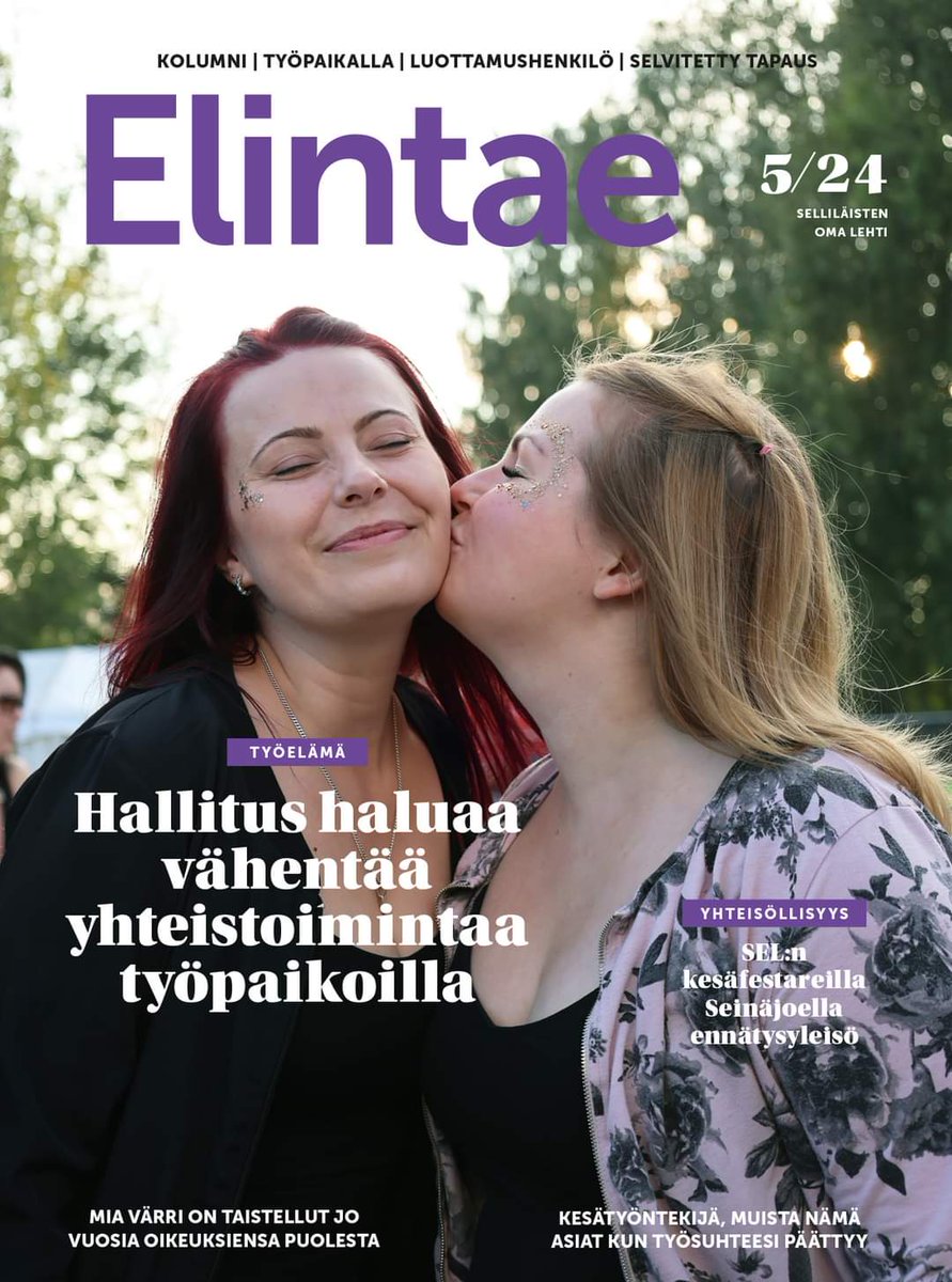 selryfi's tweet photo. Tuoreessa #Elintae-lehdessämme on juttua muun muassa Orpon hallituksen #yhteistoimintalaki'in kaavailemista heikennyksistä, kansalaisaloitteesta alipalkkauksen kriminalisoimiseksi sekä Hartwallilta Lahdesta ja Eloselta Jämsästä. Lue Elintae osoitteessa https://t.co/RxcQ1N2iXA. https://t.co/GDbZzWwqDq