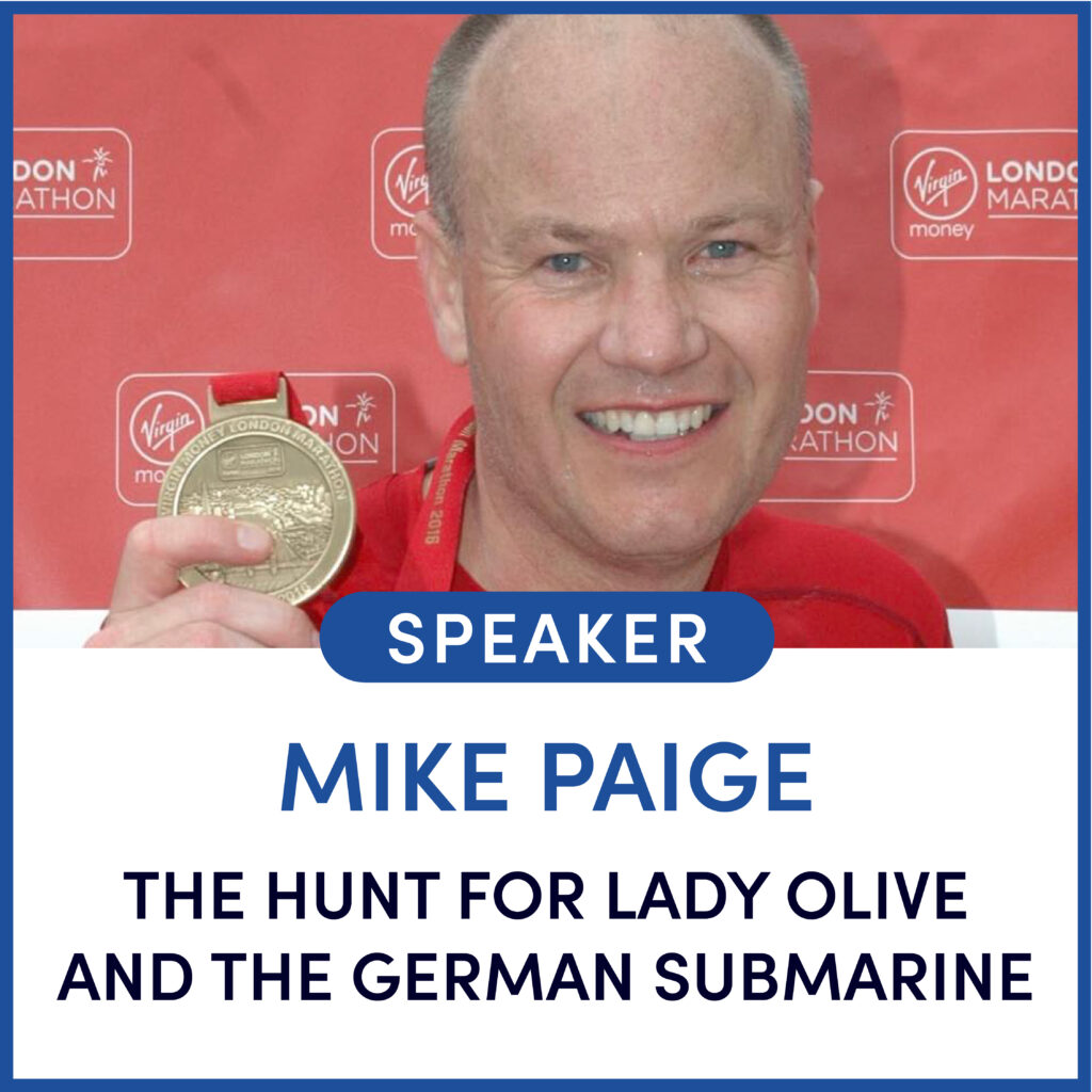 GuztechDiving's tweet photo. We're delighted to start announcing our fabulous speakers for https://t.co/D0sm3YBLYV 2024 on Nov 30 at @plymuni.  First up, Mike Paige who will tell us how he found the wrecks of FWW Q-ship Lady Olive and German U-boat UC 18, that both sank after a battle in 1917. #Diving https://t.co/N3FSNCtxRq