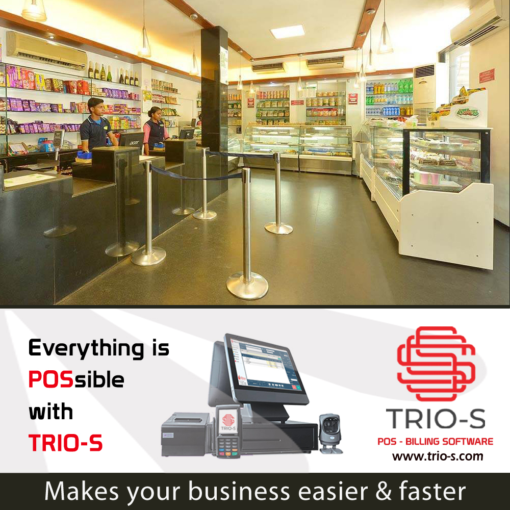 SakthiDevi5's tweet image. Manage your Stocks &amp;amp; Reports with Easy to use Software!!! TRIO-S POS Billing Software!!! Price Starts from Rs.15000/- + Tax. LIVE ONLINE DEMO. For more details Call @ 8667243235 #triospos, #POSBilling, #posbillingsoftware, #textileshop, #restaurantbillingsoftware