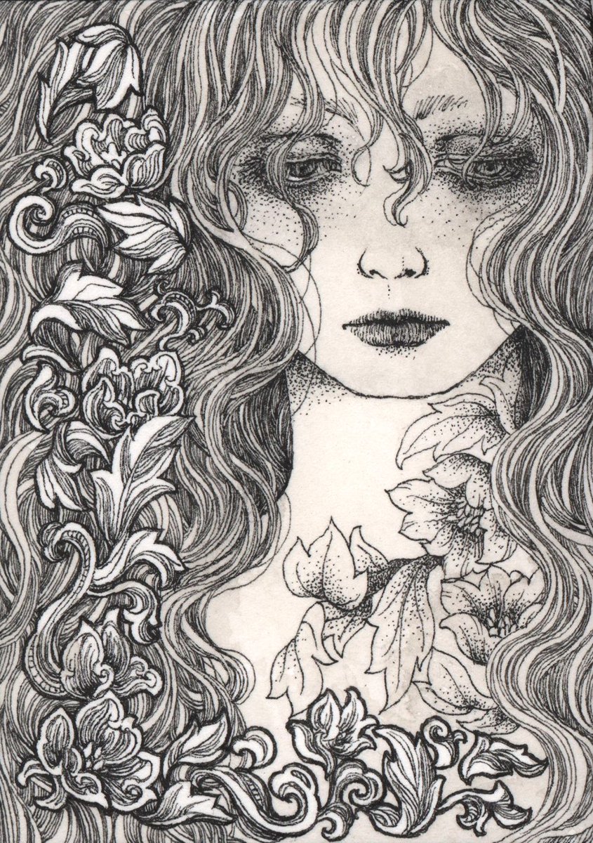 ちいさい絵たち(2024)
88x63mm
mineral girl / 共生 / 孤独

#ペン画 #丸ペン #絵 #art #illustration #drawing #penandink #mappingpen 