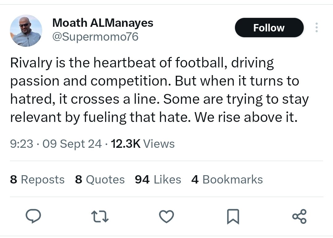 sw19resistance's tweet photo. Moath adopts the MK way: clutch your pearls, feign outrage towards others, and resolutely refuse to see fault with your own behaviour.

Let's have a look at what Moath is really like.

1/
#moathalmanayes
#afcw #MKDons #franchise #moath #angryMoath #thirstyMoath #FahadAlGhanim https://t.co/EneQ4xiUFy