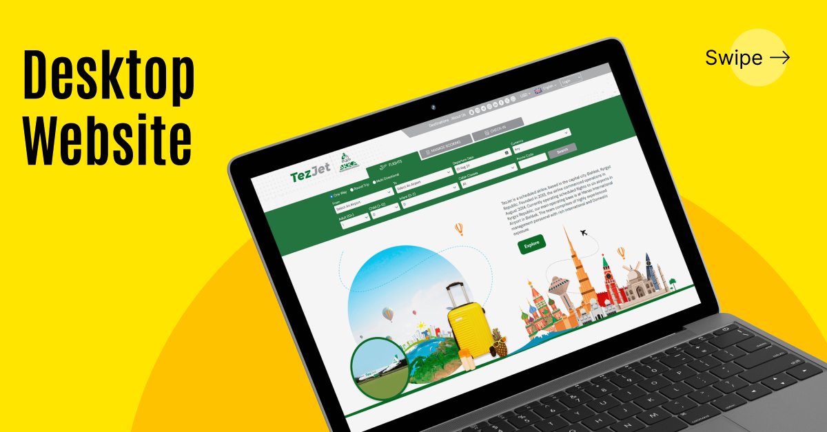 ioplonline's tweet image. We're thrilled to unveil the brand new website for TezJet Airlines, designed and developed by Image Online! ✈️Visit the new website and experience the difference: flytezjet.com 
Share your feedback in comments. imageonline.co.in 

#webdesign #development #tezjet