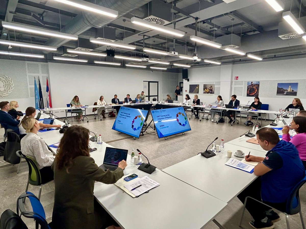 📢 Excited to kick off training on integrating migration into UN planning! 🙏 to <a href="/IOMSerbia/">IOMSerbia</a>, <a href="/UNMigNetwork/">United Nations Network on Migration</a>, &amp; all facilitators for their support. This is a key step toward harnessing human mobility for positive development in 🇷🇸. Let's work together to create impactful change.🌍