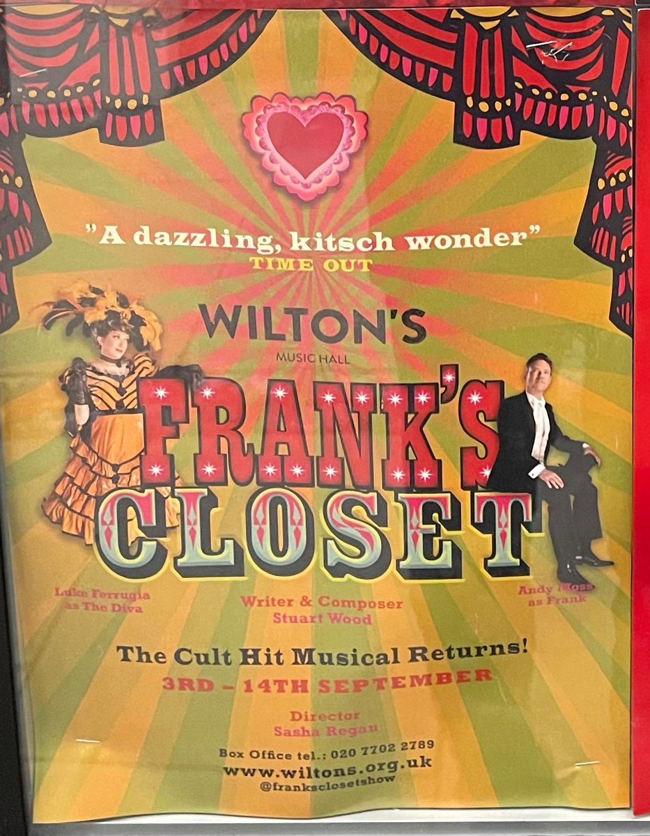 #ThatLondon WOW ⁦<a href="/swkplay/">Southwark Playhouse</a>⁩ #Elephant #CableStreet was JustMega on many levels ..Of course it broke my heart 💔And then find myself just off #CableStreet ⁦<a href="/WiltonMusicHall/">Wilton's Music Hall</a>⁩ ⁦<a href="/frankscloset24/">franksclosetshow</a>⁩ an antidote but just as wonderful..You’d have thought I planned it 🤣💖