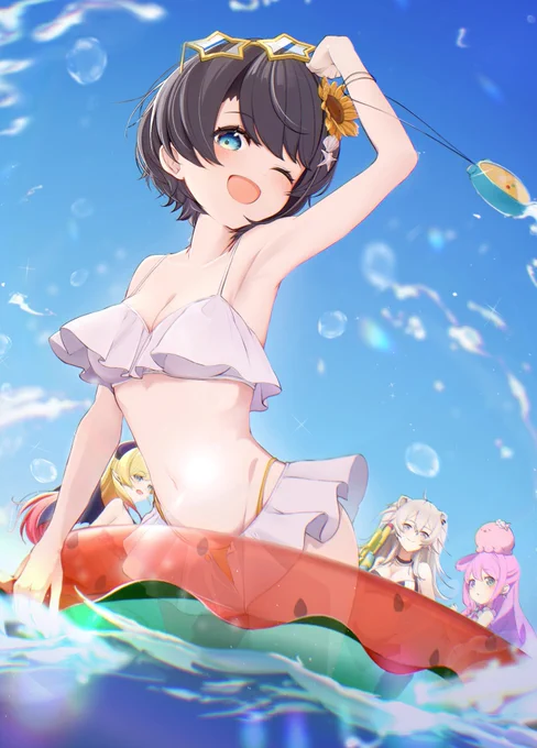 すばちょこるなたんサマー #プロテインザスバル #ルーナート #ししらーと #しょこらーと
