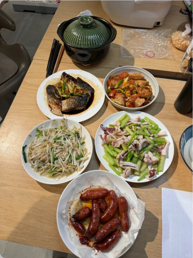 今日お姉ちゃんと一緒に作ったふるさとのごちそうです😊