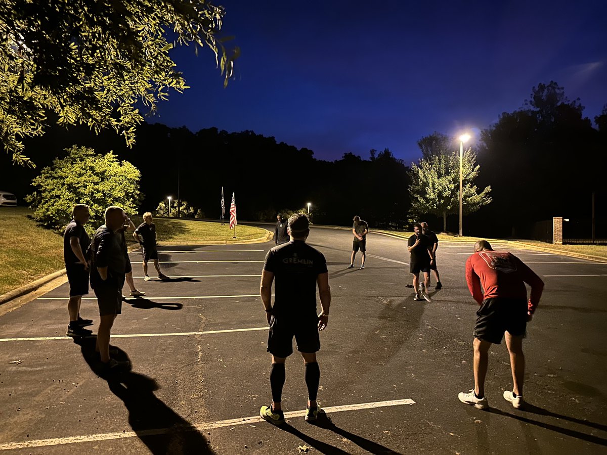 F3MintHill's tweet photo. We had a dozen for @warrior_prof’s whoopin’ at Pain Academy whilst ten made a strong debut at our new AO called Crossroads at Team Church. A SOLID morning for @F3MintHill #f3counts @F3Nation https://t.co/Kecn4U2Qql