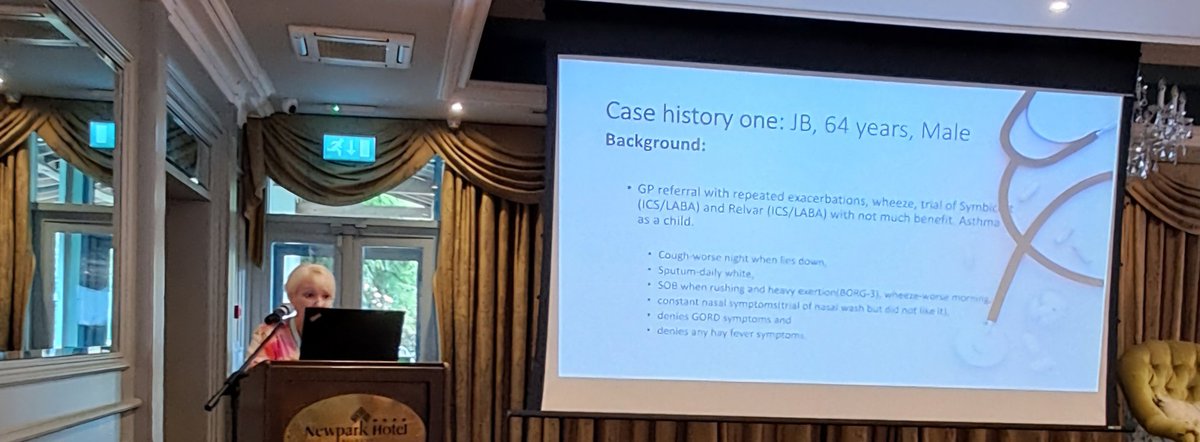 Daphne Masterson ANP speaking about Respiratory Disease at Integrated Care in the Community conference