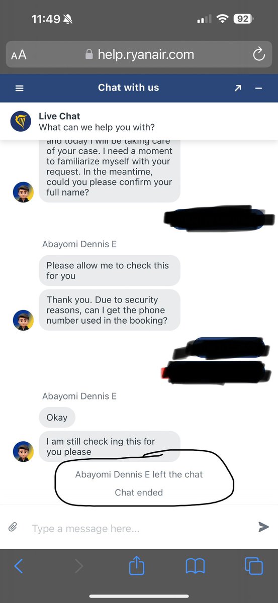 Becky__Matthews's tweet photo. @Ryanair I have been trying to claim for expenses for a cancelled flight in June and I am getting no where! Your customer service is shocking! I’ve just tried again and got the chat cut off on me! Do I have to go to the Ombudsman to actually get anywhere?!! https://t.co/RVdiHStKjC