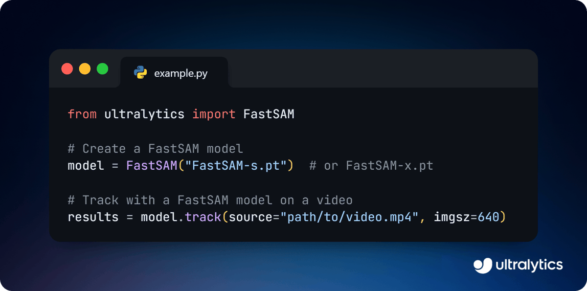 ultralytics's tweet image. Experience FastSAM inference with Ultralytics! 🚀

Explore real-time, CNN-based object segmentation with FastSAM, optimizing performance with reduced computational demands.

Discover more ➡️ ow.ly/fWp650SRRJT

#AI #FastSAM