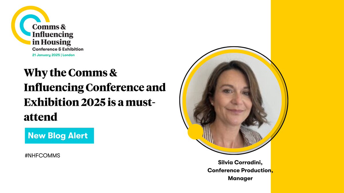 Enhance your comms and influencing skills at the Comms and Influencing in Housing Conference 2025. Learn from experts, network with peers, and stay ahead of industry trends. 

Read on to find out why it's a must attend: ow.ly/8lR050Tf7Yr 

#NHFComms